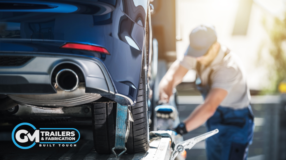 How to Strap a Car to a Trailer Securely